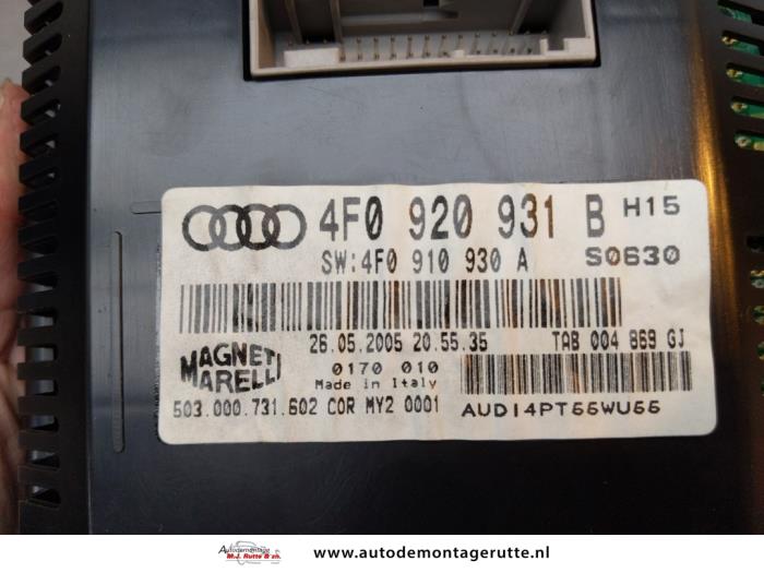 Tändningslås + dator från en Audi A6 Avant (C6) 2.7 TDI V6 24V 2005