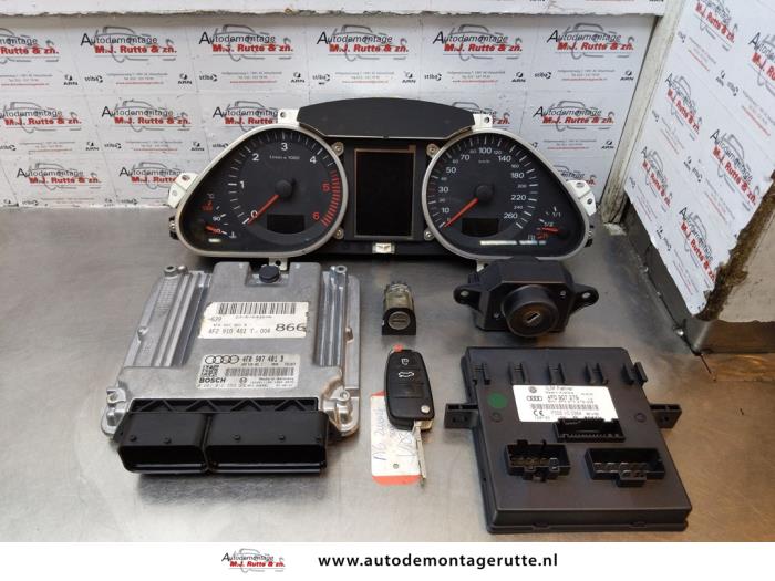 Tändningslås + dator från en Audi A6 Avant (C6) 2.7 TDI V6 24V 2005