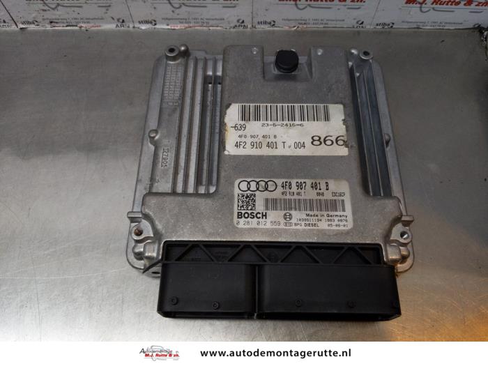 Tändningslås + dator från en Audi A6 Avant (C6) 2.7 TDI V6 24V 2005