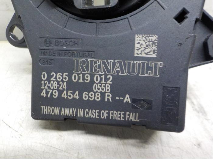 Klokveer Airbag van een Renault Clio IV (5R) 0.9 Energy TCE 90 12V 2013