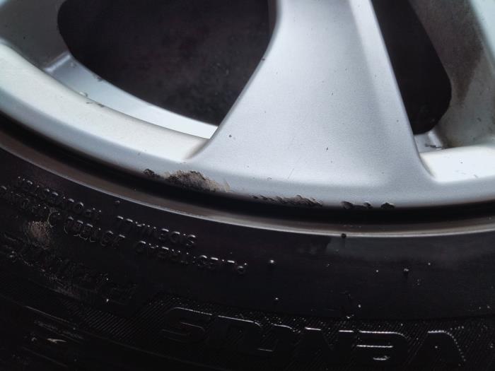 Hjuluppsättning + däck från en Mercedes-Benz C Estate (S204) 2.2 C-220 CDI 16V BlueEfficiency 2013