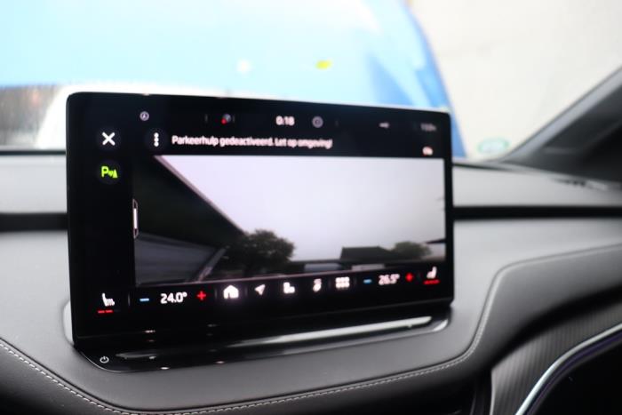 Navigatie Display van een Skoda Enyaq iV Coupe 60 2024