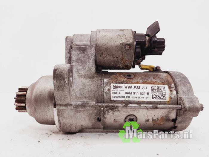Startmotor från en Volkswagen Polo V (6R) 1.4 TDI 12V 90 2015