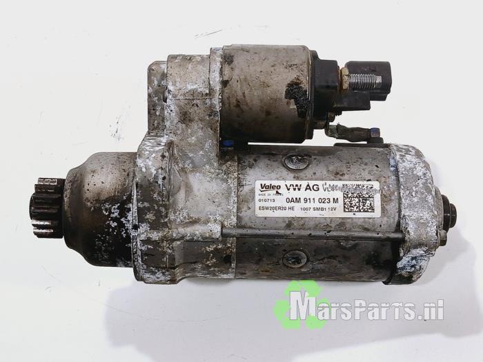 Startmotor från en Audi A3 Sportback (8VA/8VF) 1.6 TDI 16V 2013