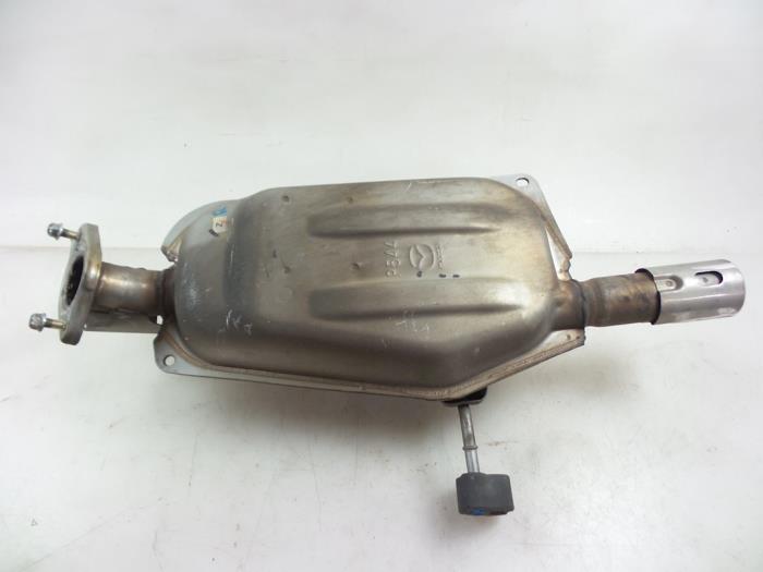 Ljuddämpare, bak från en Mazda 2 (DJ/DL) 1.5 SkyActiv-G 90 2019