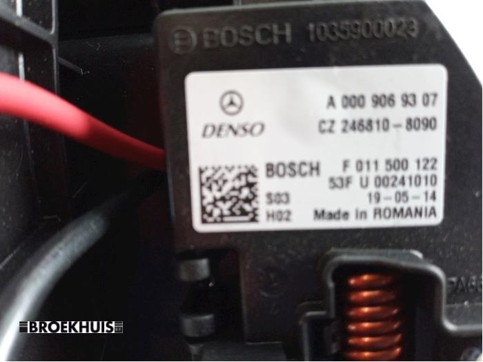 Fläktmotor för uppvärmning och ventilation från en Mercedes-Benz Sprinter 5t (907.6) 319 CDI 3.0 V6 24V RWD 2019