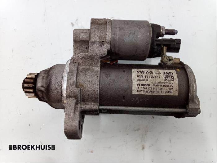 Startmotor från en Volkswagen Up! (121) 1.0 12V 60 2017