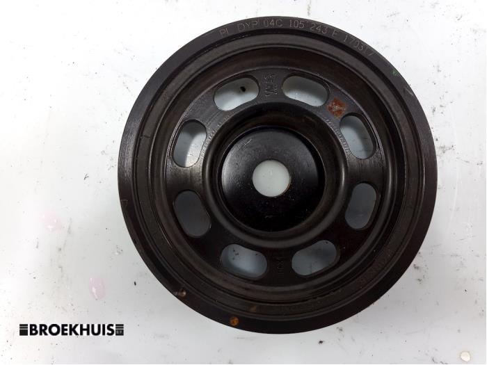 Remskiva, vevaxel från en Volkswagen Up! (121) 1.0 12V 60 2017