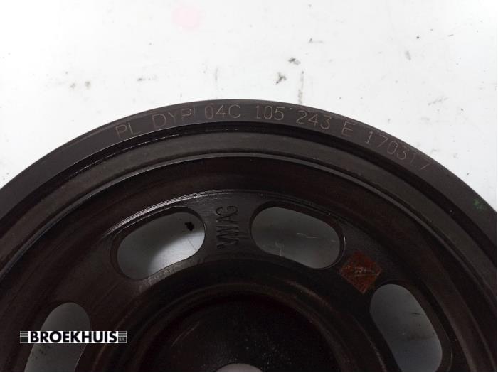 Remskiva, vevaxel från en Volkswagen Up! (121) 1.0 12V 60 2017