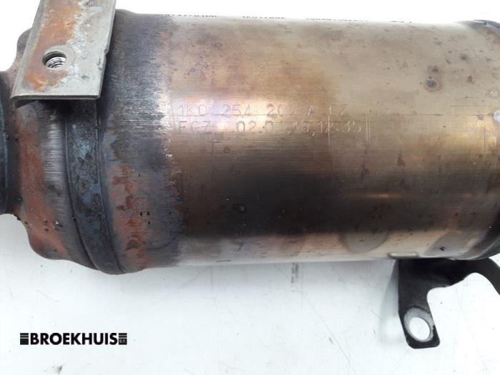 Katalytisk avgasrenare från en Volkswagen Golf VI (5K1) 1.2 TSI BlueMotion 2010