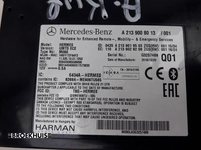 Bluetooth-modul från en Mercedes-AMG C AMG (C205) 4.0 C-63 S AMG V8 Biturbo 2017