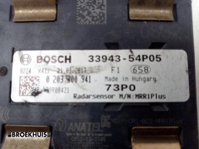 Adaptiv farthållare, sensor (avstånd) från en Suzuki Vitara (LY/MY) 1.4 S Turbo 16V 2017