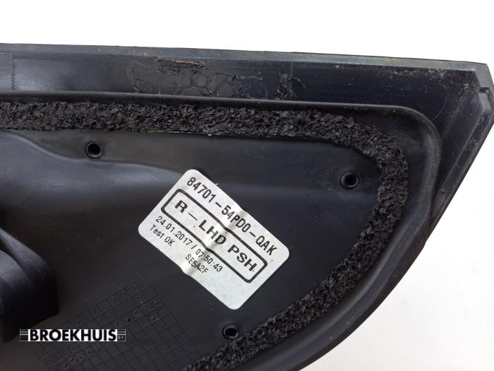 Skärmspegel, höger från en Suzuki Vitara (LY/MY) 1.4 S Turbo 16V 2017