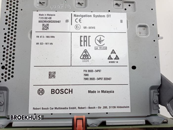 Navigeringssystem från en Suzuki Vitara (LY/MY) 1.4 S Turbo 16V 2017