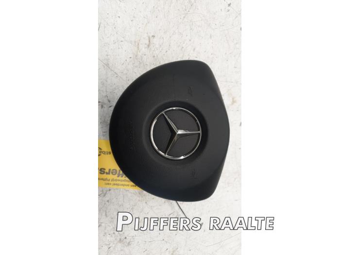 Vänster airbag (ratt) från en Mercedes-Benz C Estate (S205) C-180 1.6 16V BlueEfficiency 2017