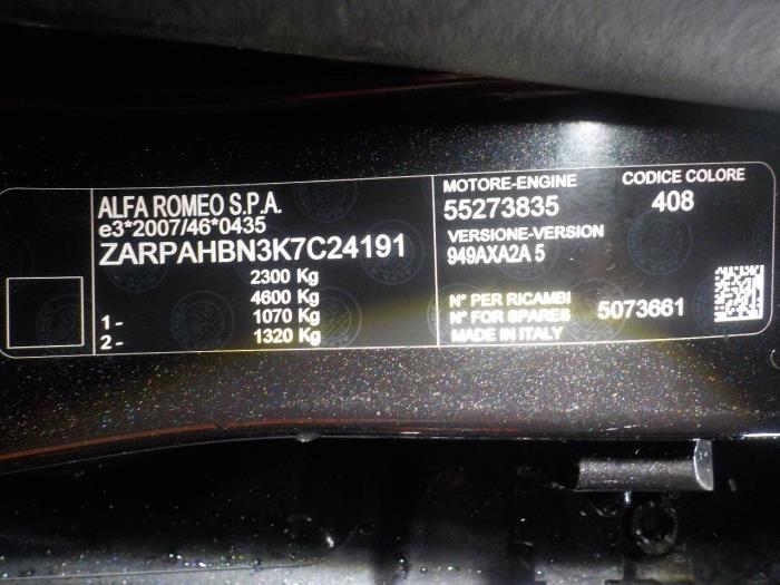 Vattenpump från en Alfa Romeo Stelvio 2018