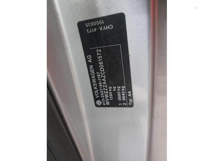 Dynamo från en Volkswagen E-Up 2012