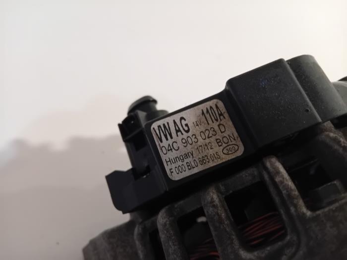 Dynamo från en Volkswagen E-Up 2012