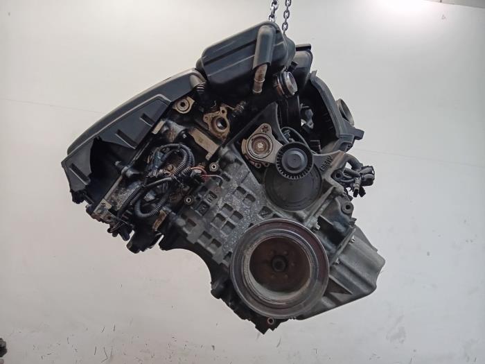 Motor van een BMW 3-Serie 2007