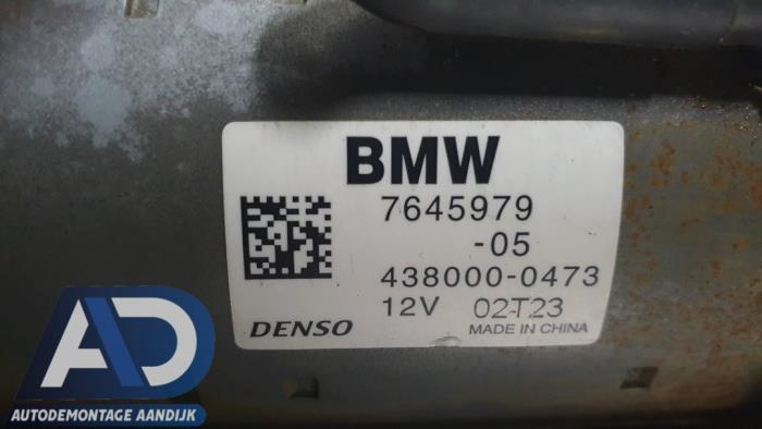 Startmotor van een BMW 2 serie Active Tourer (F45) 218i 1.5 TwinPower Turbo 12V 2016