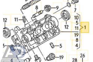Begagnade Topplock Audi A4 (B5) 2.6 E V6 Pris € 149,99 Marginaltabell erbjuds av Autodemontage Aandijk