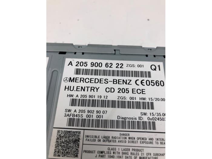 Navigeringsmodul från en Mercedes-Benz GLC (X253) 2.2 250d 16V BlueTEC 4-Matic 2016