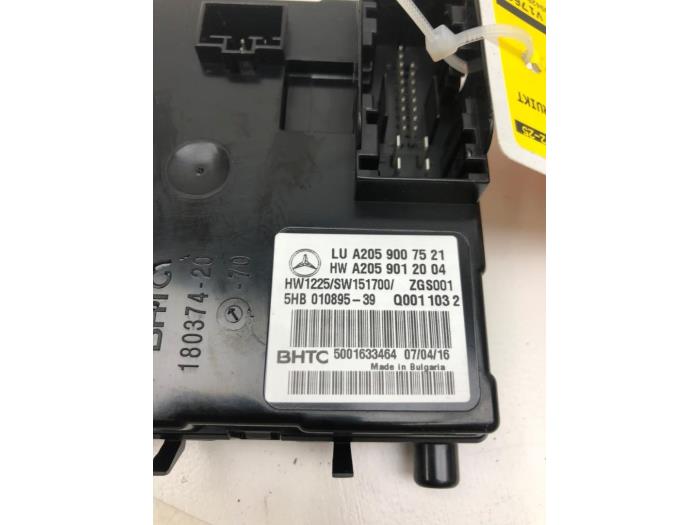 Klimatmodul från en Mercedes-Benz GLC (X253) 2.2 250d 16V BlueTEC 4-Matic 2016