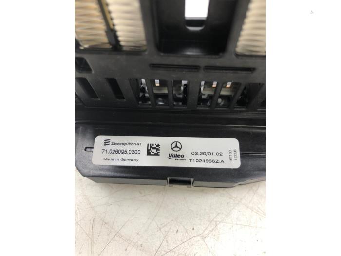 Värmeelement från en Mercedes-Benz GLC (X253) 2.2 250d 16V BlueTEC 4-Matic 2016