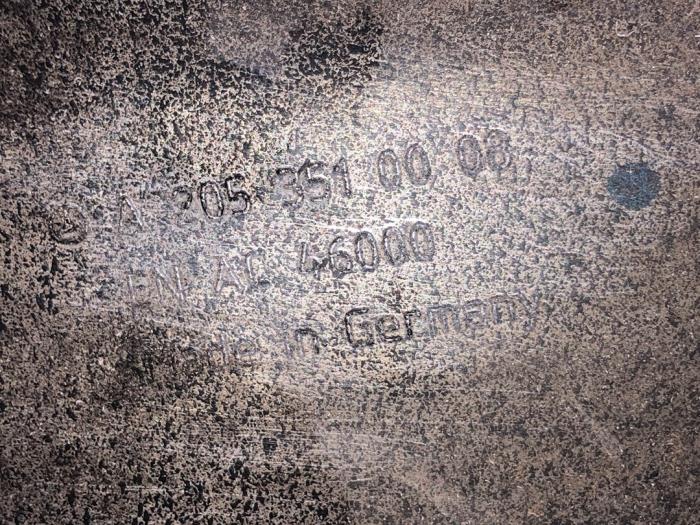 Bakre differential från en Mercedes-Benz GLC (X253) 2.2 250d 16V BlueTEC 4-Matic 2016