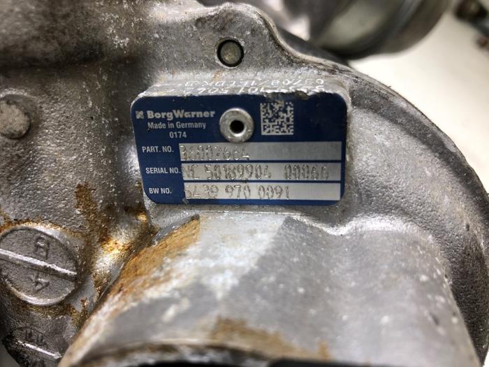 Turbo från en Volvo V70 (BW) 2.4 D5 20V 205 2011