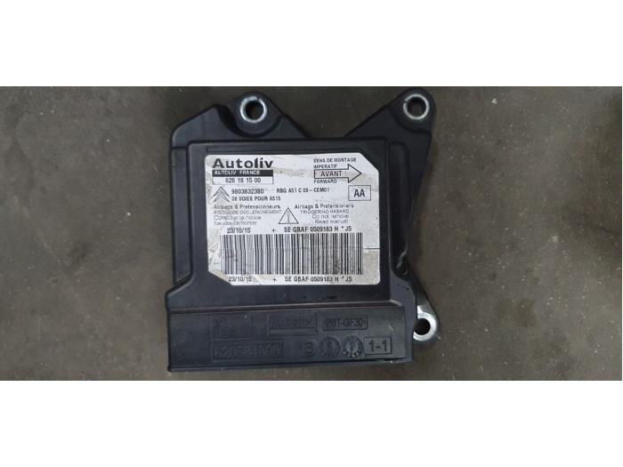 Airbagset + modul från en Citroën C3 (SC) 1.2 VTi 82 12V 2015