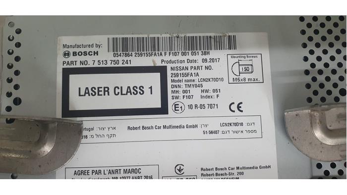 System nawigacji z Nissan Micra (K14) 0.9 IG-T 12V 2018