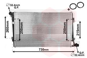 Nya Kylare Volkswagen Golf Pris € 76,40 Inklusive moms erbjuds av De Witte Boerderij AutoMotive