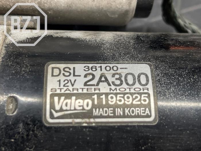 Startmotor från en Kia Soul I (AM) 1.6 CRDi 16V 2009