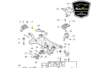 Używane Wspornik silnika Volvo V40 (MV) 1.6 T3 GTDi 16V Cena € 30,00 Procedura marży oferowane przez AutoHam