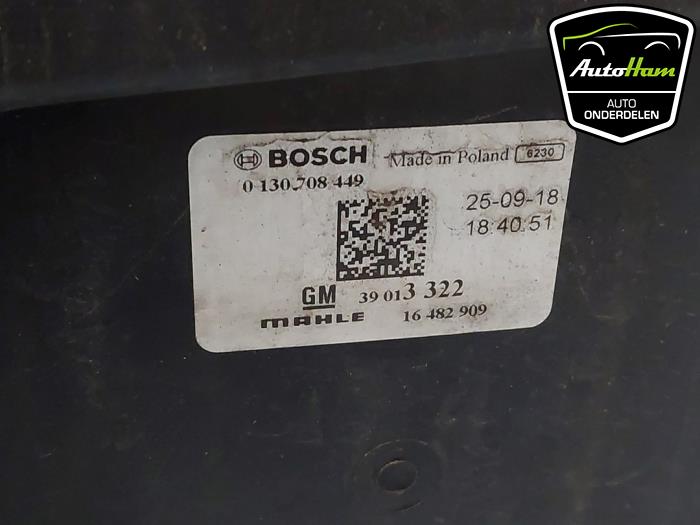 Koelerset van een Opel Astra K 1.6 SIDI Eco Turbo 16V 2019