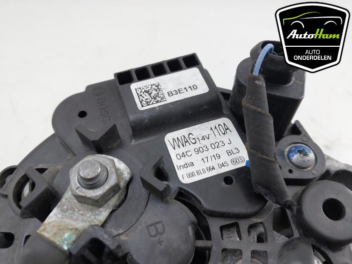 Dynamo från en Volkswagen Up! (121) 1.0 12V 60 2019