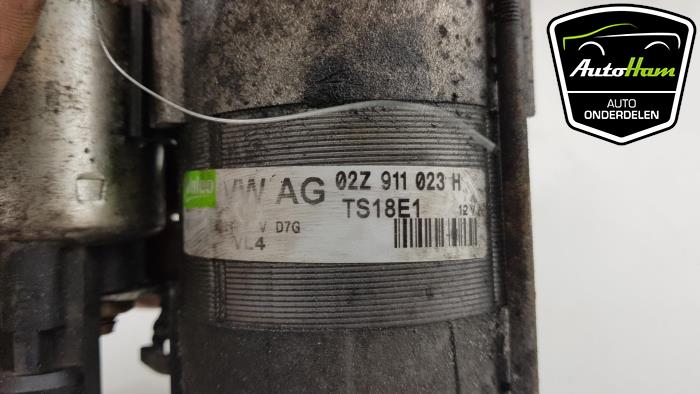 Startmotor från en Skoda Fabia II Combi 1.4 TDI 80 2008