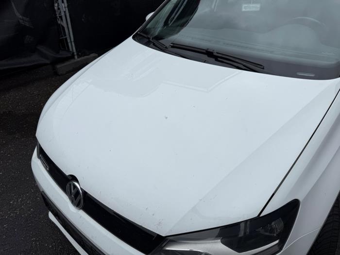 Motorhuv från en Volkswagen Polo V (6R) 1.4 TDI DPF BlueMotion technology 2014