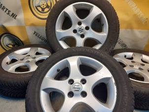 Begagnade Hjuluppsättning + däck Suzuki Swift (ZA/ZC/ZD1/2/3/9) 1.3 VVT 16V Pris € 199,99 Marginaltabell erbjuds av Yellow Parts