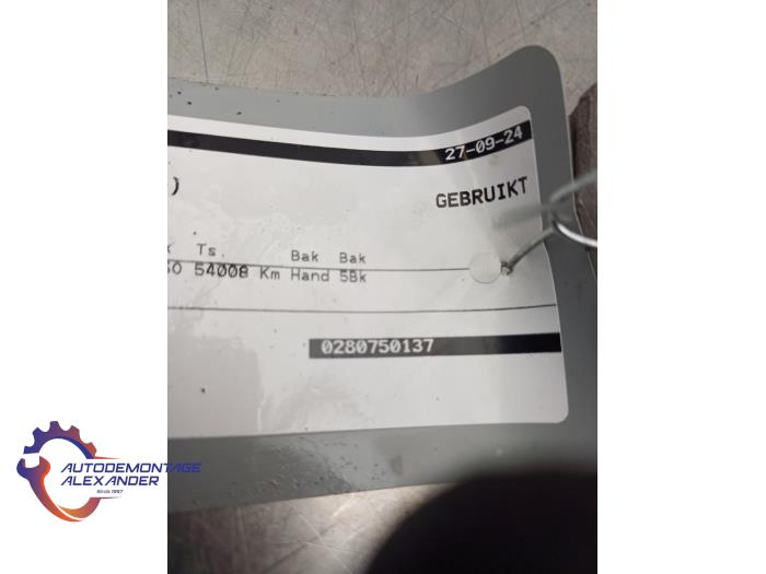 Spjällhus från en Abarth 500/595/695 1.4 T-Jet 16V 695 2016