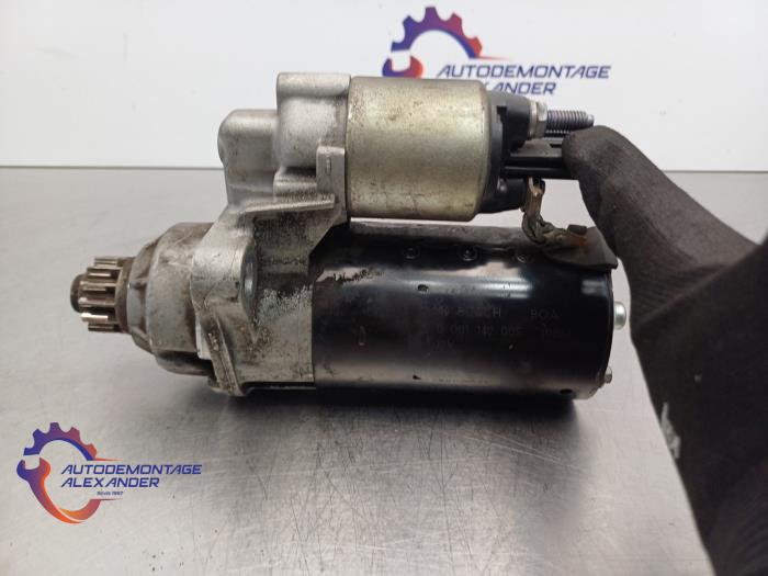 Startmotor från en Audi A1 (8X1/8XK) 1.4 TFSI 16V 122 2010