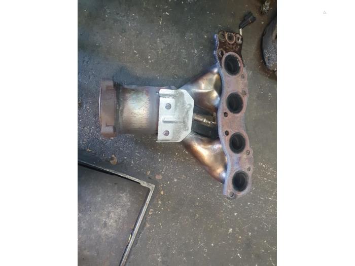 Avgasgrenrör + katalysator från en Fiat Sedici (189) 1.6 16V Dynamic 2008