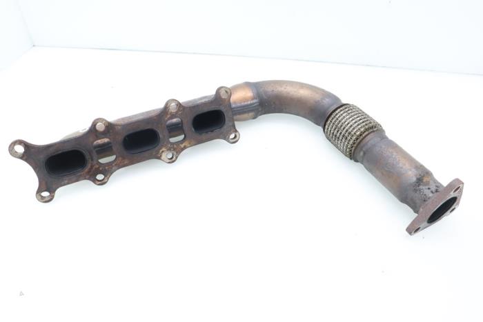 Uitlaatspruitstuk van een Audi Q7 (4LB) 3.0 TDI V6 24V Clean Diesel 2013