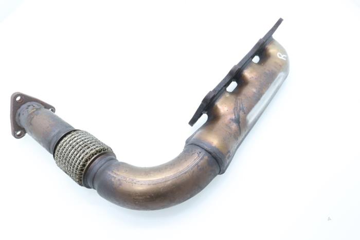 Uitlaatspruitstuk van een Audi Q7 (4LB) 3.0 TDI V6 24V Clean Diesel 2013