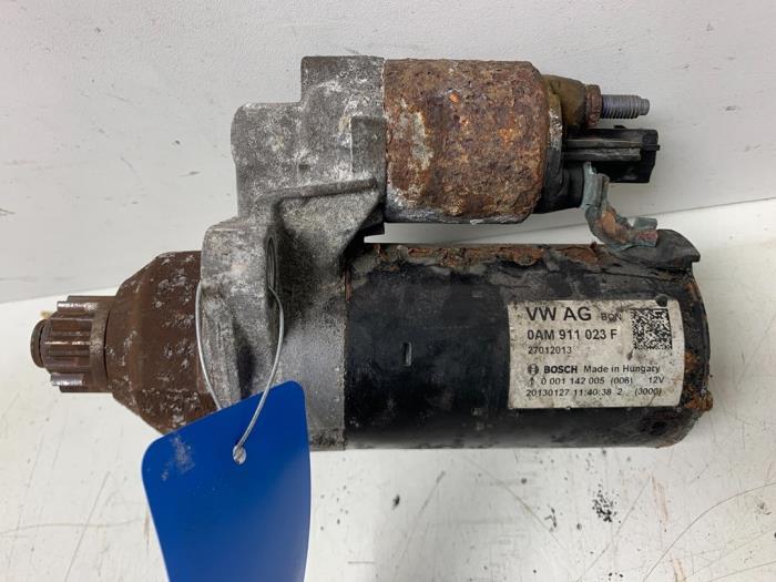 Startmotor från en Audi A1 Sportback (8XA/8XF) 1.4 TFSI 16V 122 2013