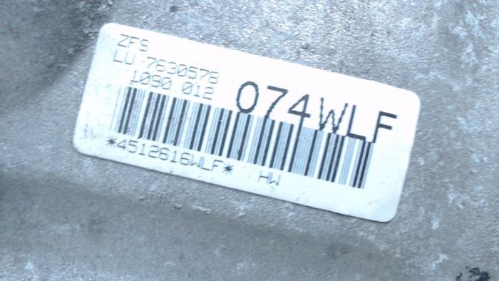 Växellåda från en BMW X1 (E84) sDrive 20i 2.0 16V Twin Power Turbo 2011