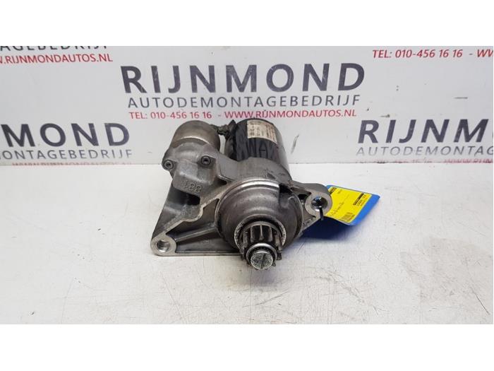 Startmotor från en Audi A1 Sportback (8XA/8XF) 1.4 TFSI 16V 122 2014