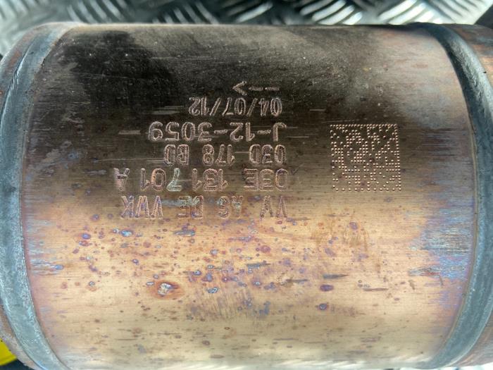 Katalytisk avgasrenare från en Volkswagen Polo V (6R) 1.2 12V 2012