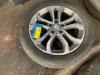 Hjuluppsättning + däck från en Mercedes-Benz C (W205) C-200 2.0 CGI 16V 2015